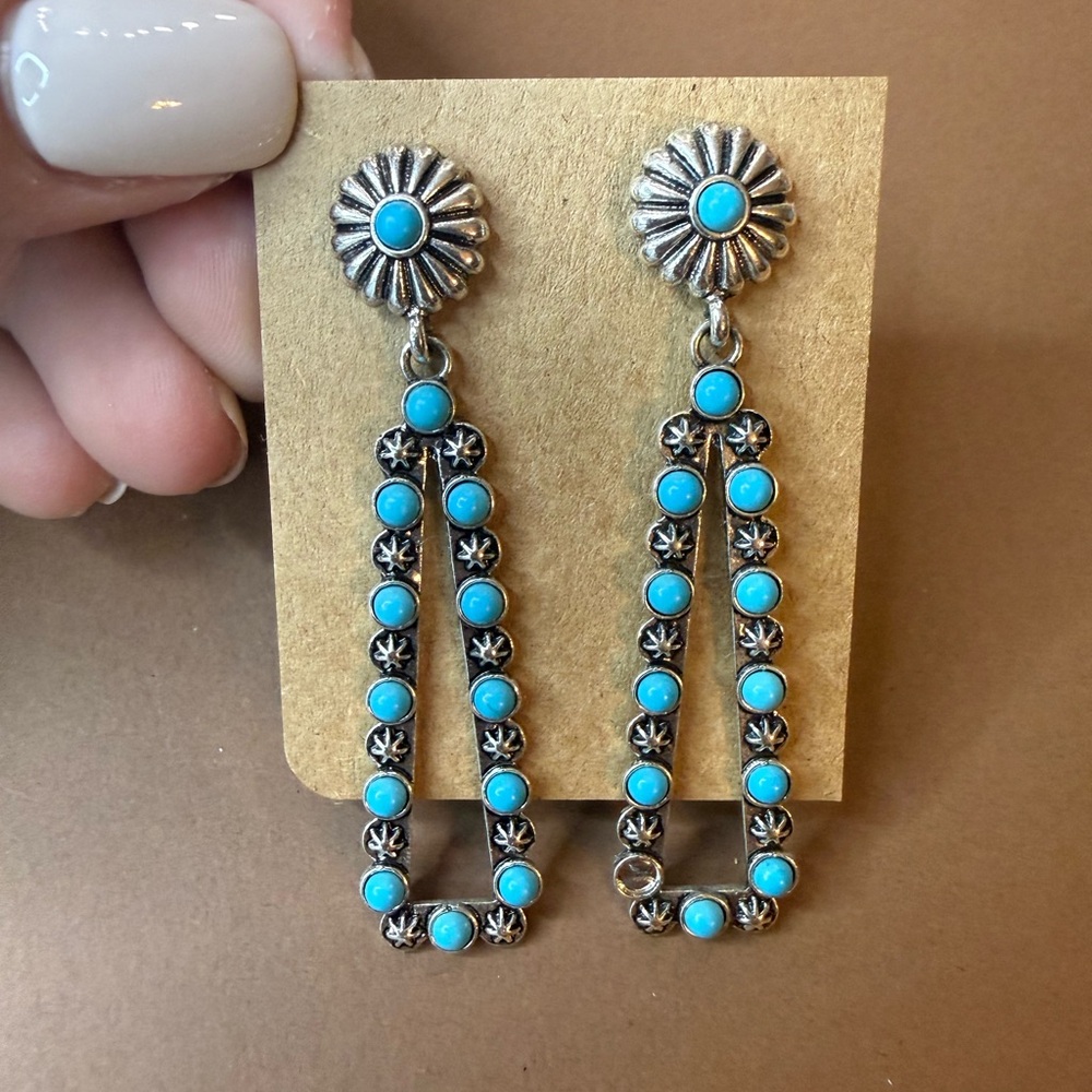 🩵BUNDLE AND SAVE 🩵(3/$16) Turquoise Drop Dangle Earrings - Women's Jewelry